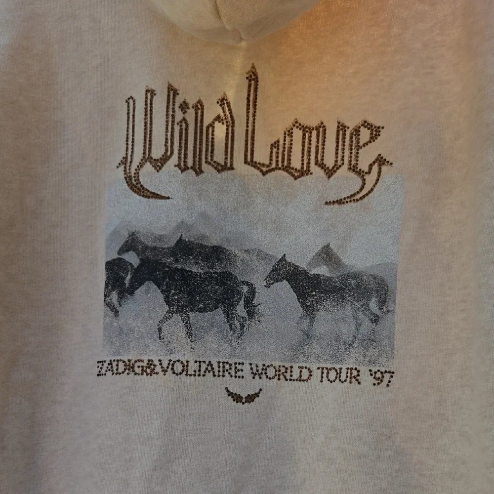 Zadig & Voltaire Mia Zip Concert Sweatshirt - Picture 2 of 7